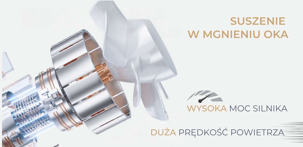 Suszarka do włosów Havit HD634-EU (niebieski) - zdjęcie 4