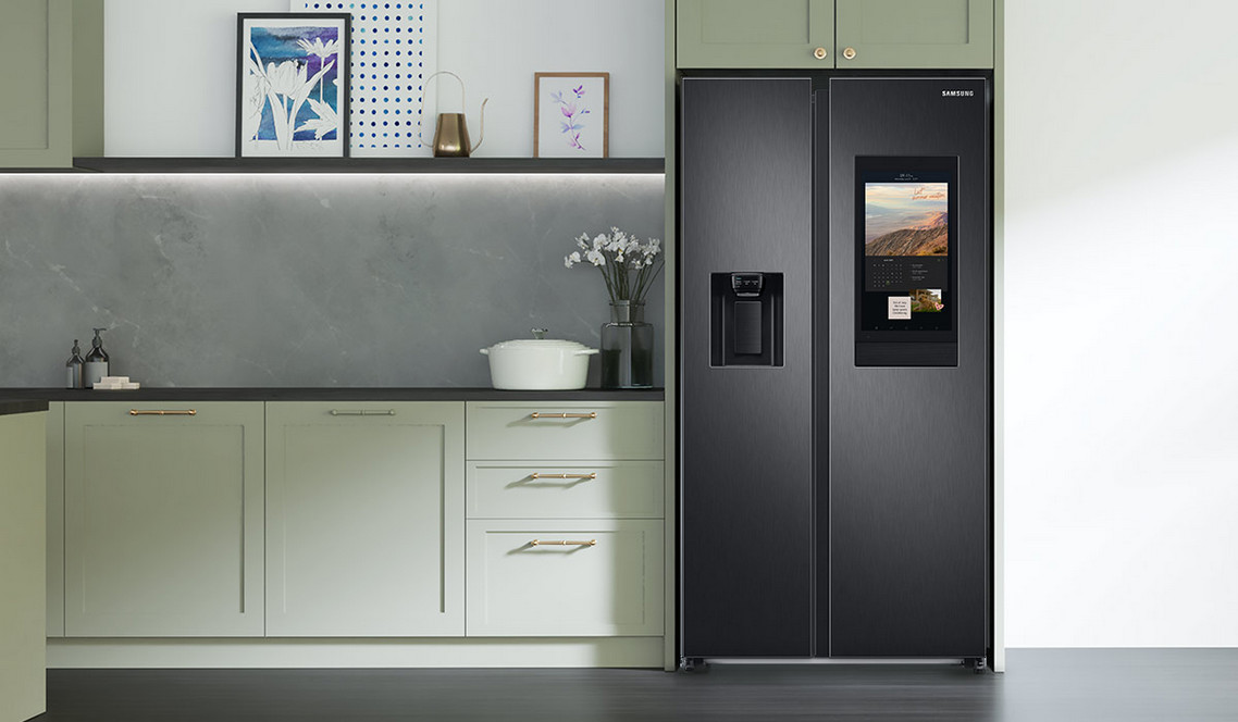 Lodówka SAMSUNG Family Hub RS6HA8891B1 Side by Side Dystrybutor wody 178cm - zdjęcie 17