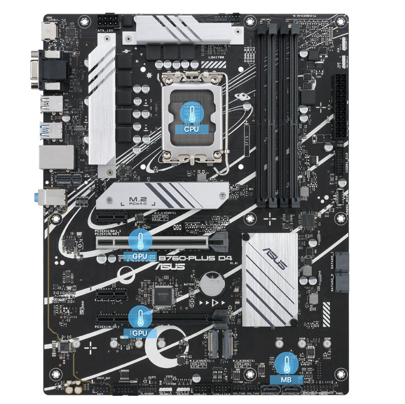Płyta główna ASUS PRIME B760-PLUS D4 - zdjęcie 9