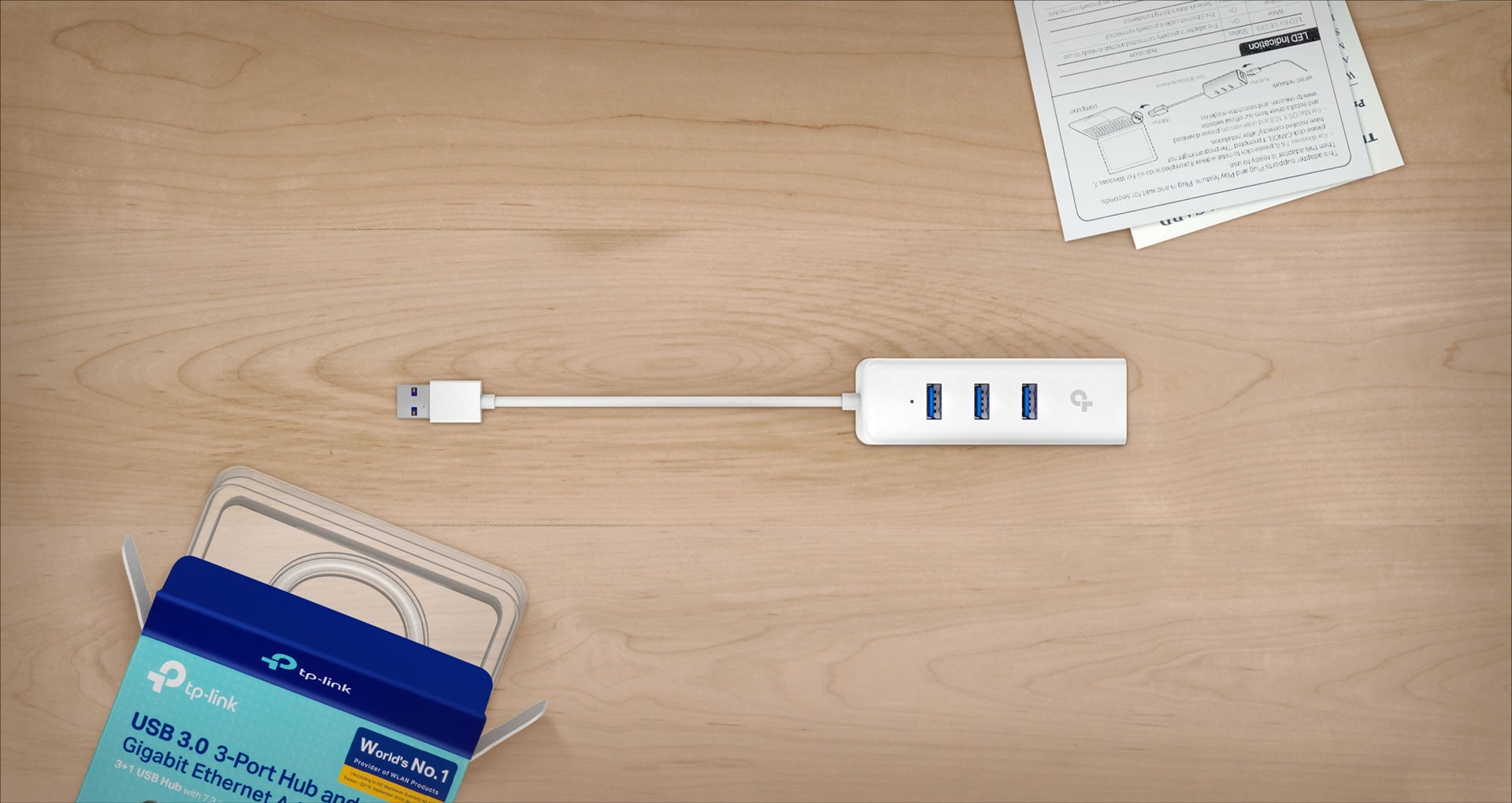 Karta sieciowa TP-Link UE330 (USB 3.0 1Gb/s RJ45) - zdjęcie 5