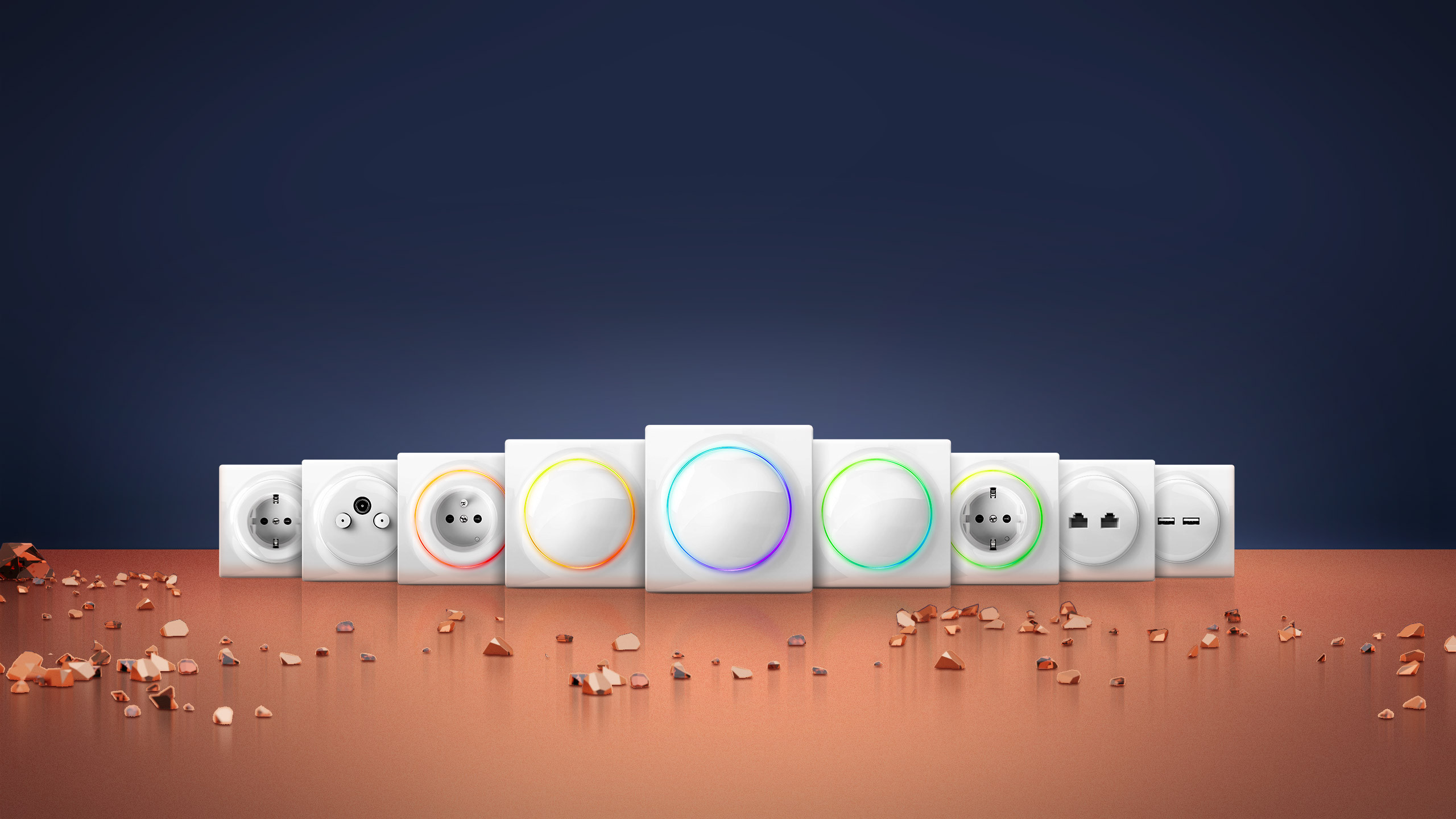 FIBARO Gniazdko Walli N Ethernet Outlet FGWEEU-021 - zdjęcie 1
