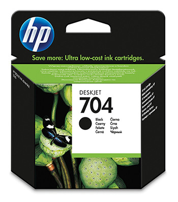 Tusz Hewlett-Packard CN692AE (oryginał HP704 HP 704+ 6 ml+ czarny). - zdjęcie 1
