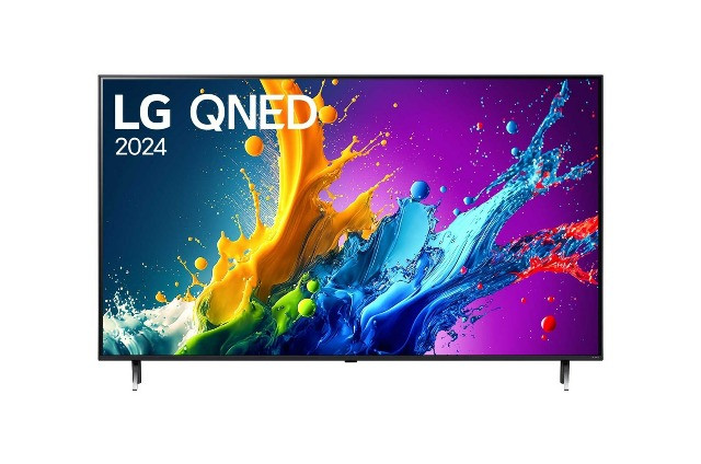 Telewizor LG 65QNED80T3A QNED 65'' 4K Ultra HD WebOS 24 Dolby Digital Plus DVB-T2 Czarny - zdjęcie 1