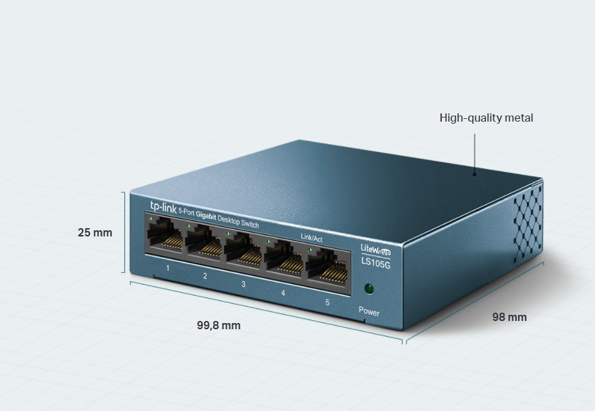 Switch TP-LINK TL-LS105G - zdjęcie 3