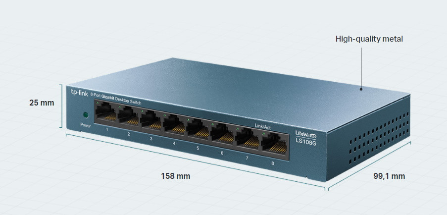 Switch TP-LINK TL-LS108G - zdjęcie 3