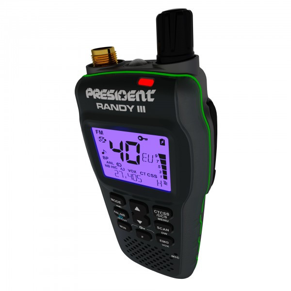 CB Radio przenośne ręczne ASC PRESIDENT Randy III - zdjęcie 5