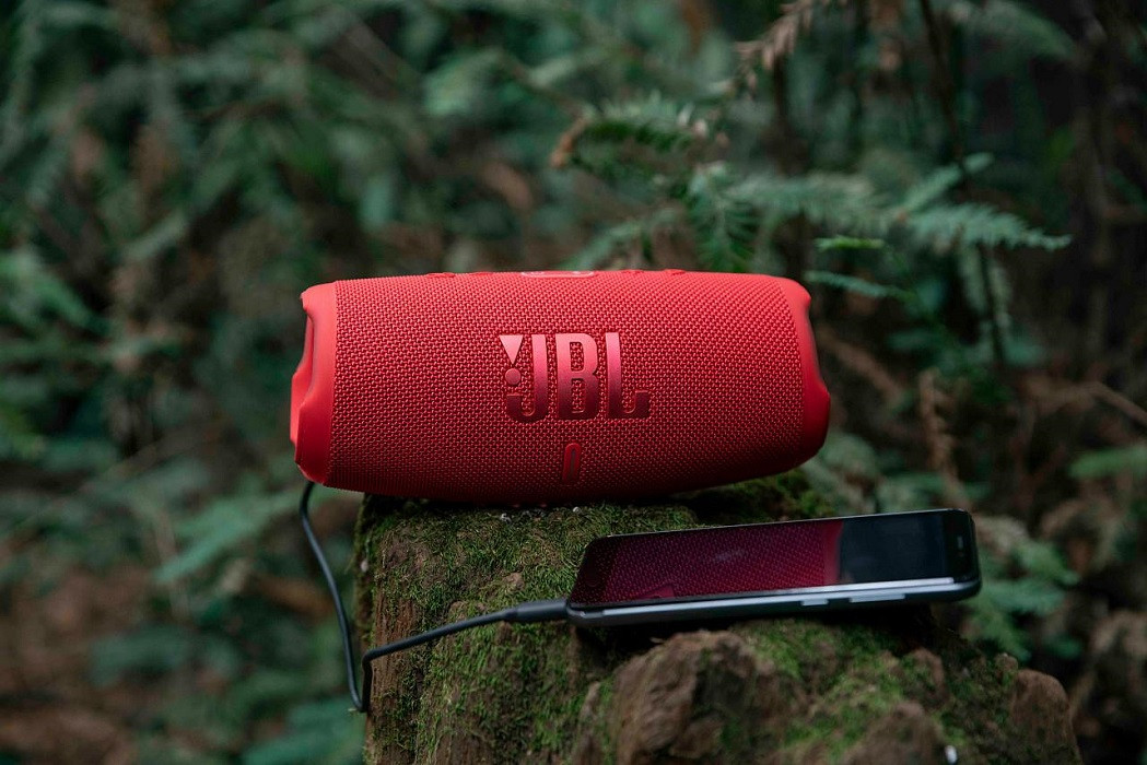 Głośnik JBL Charge 5 (czarny, bezprzewodowy) - zdjęcie 2