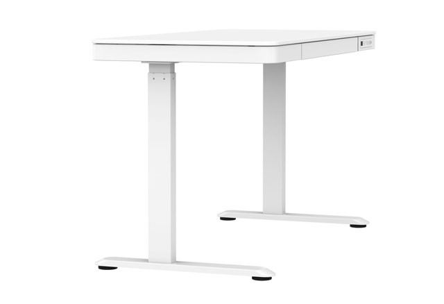 Biurko ACTIVEJET z elektryczną regulacją wysokości 140x70 ET119W-C biały - zdjęcie 2