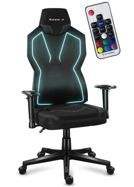 Fotel gamingowy Huzaro Combat 6.2 Black RGB - zdjęcie 1