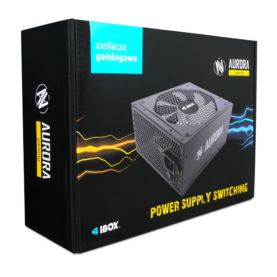 Zasilacz IBOX AURORA 500W 14 CM FAN ZIA500W14CMBOX - zdjęcie 1