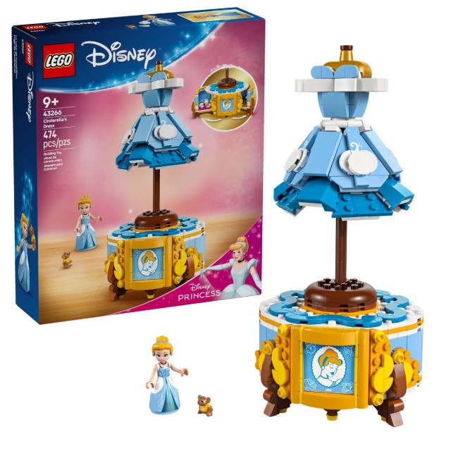 LEGO DISNEY PRINCESS 43266 Suknia Kopciuszka - zdjęcie 1