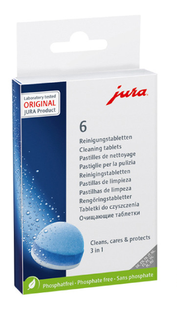Tabletki czyszczące 3-fazowe Jura 6szt. - zdjęcie 1
