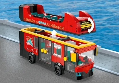 LEGO City 60407 Czerwony, piętrowy autokar - zdjęcie 4
