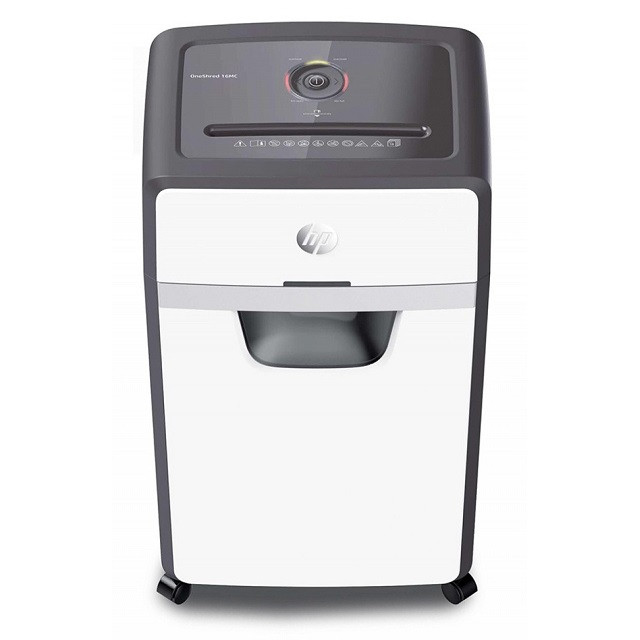 HP Niszczarka ONESHRED 16MC, mikrościnki, P-5, 16 kart., 30l, jasnoszara, HPN280816MCON-14. - zdjęcie 1