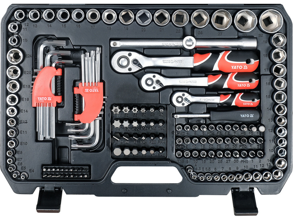 Zestaw narzedzi 1/4", 3/8", 1/2" KPL YT-38850 Yato - zdjęcie 2