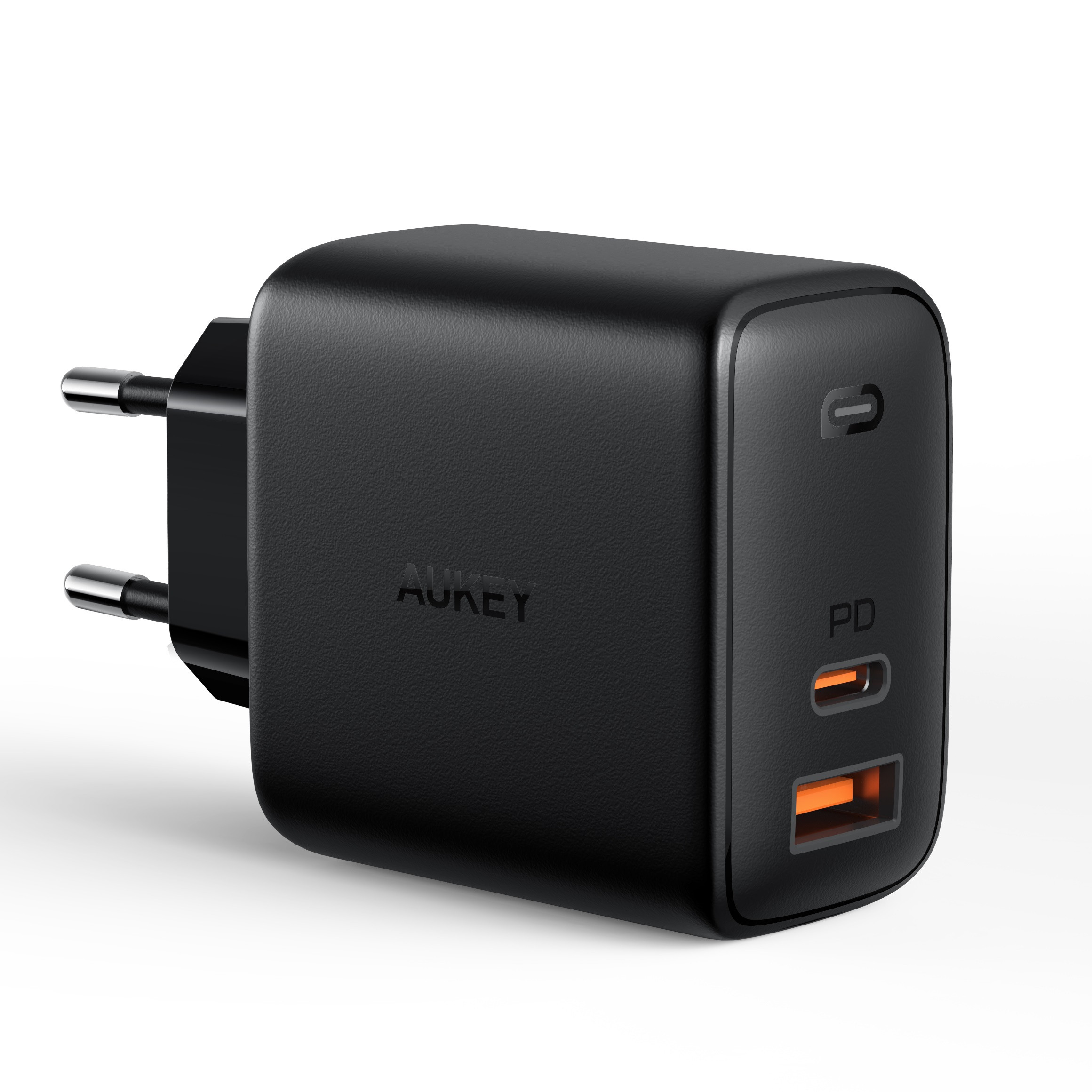 AUEKY PA-B3 BLACK ŁADOWARKA SIECIOWA 65W 2XUSB-C - zdjęcie 1
