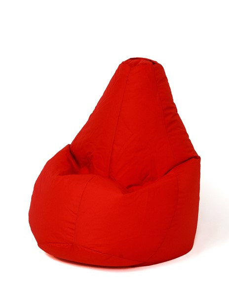 Pufa worek sako GRUSZA intensywny czerwony XXL 140x100 - zdjęcie 1