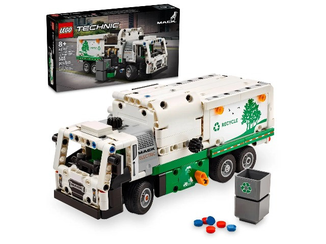 LEGO TECHNIC 42167 Śmieciarka Mack® LR Electric - zdjęcie 1