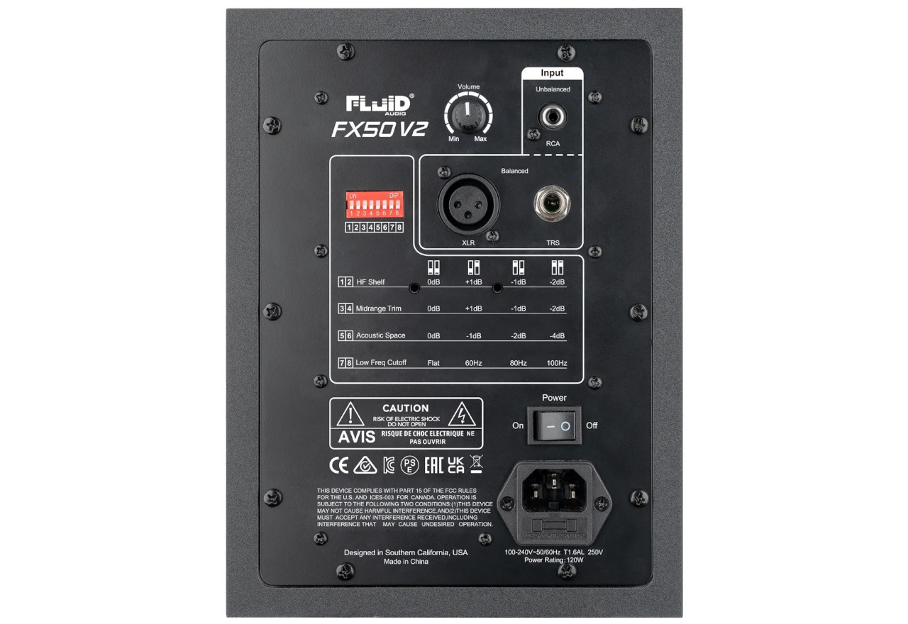Fluid Audio FX50 V2 - Aktywny monitor studyjny - zdjęcie 2