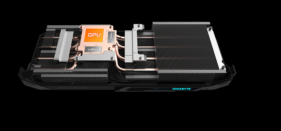 Karta graficzna Gigabyte Radeon RX 9060 XT GAMING OC 8GB (GV-R9060XTGAMING OC-8GD) - zdjęcie 4