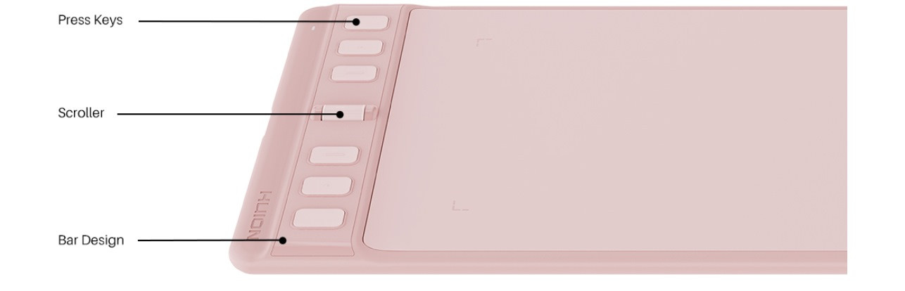 Tablet graficzny Inspiroy 2S Pink - zdjęcie 2