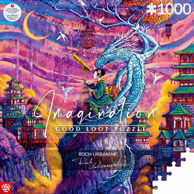 Puzzle Good Loot Imagination Puzzle: Roch Urbaniak Sakura i Ryu 1000 elementów - zdjęcie 1