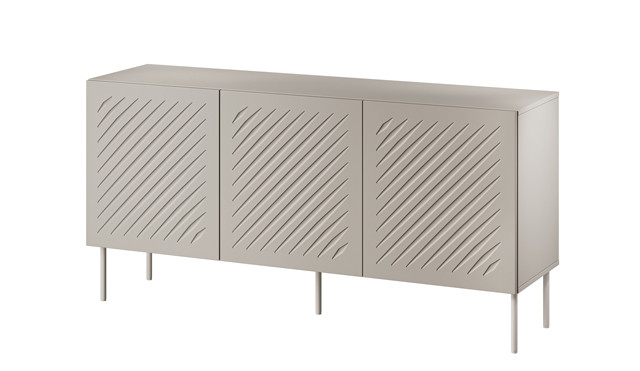 Komoda SIENA 150,5x40x75 kaszmir mat - zdjęcie 2