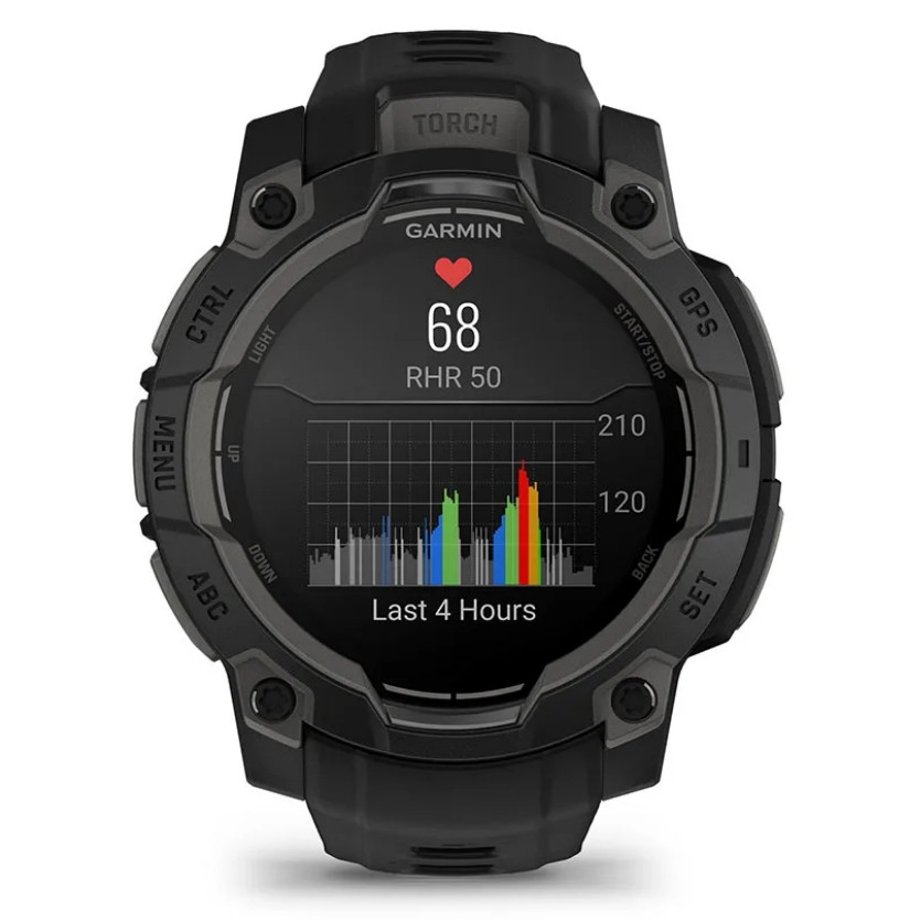 Smartwatch GARMIN Instinct 3 45mm Black - zdjęcie 3