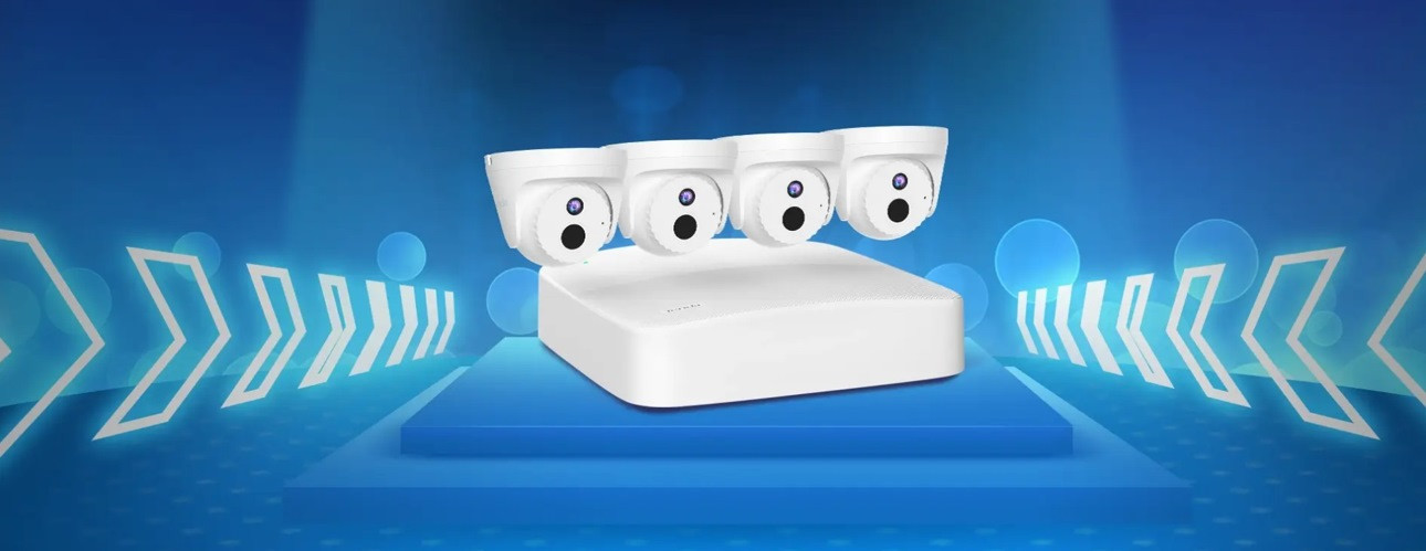 ZESTAWY DO MONITORINGU TENDA 4-KAMERY K4P-4CR - zdjęcie 1