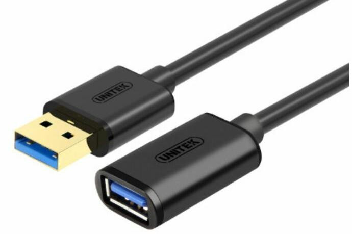 UNITEK PRZEWÓD PRZEDŁUŻACZ USB-A 3.0 M/F, 0,5M - zdjęcie 1
