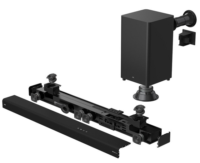 Soundbar JVC TH-E754B 3.1.2 Wireless Sub, Dolby A. - zdjęcie 2