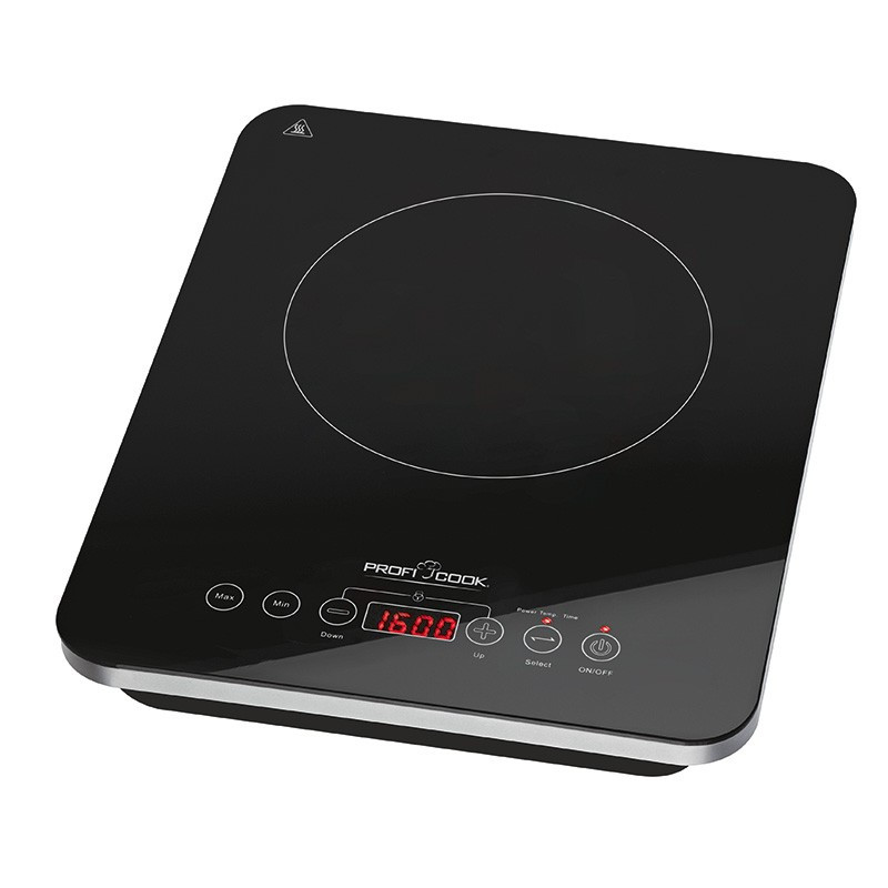 Kuchenka Indukcyjna Profi Cook PC-EKI 1062 (jednopolowa 2000W czarna) - zdjęcie 1