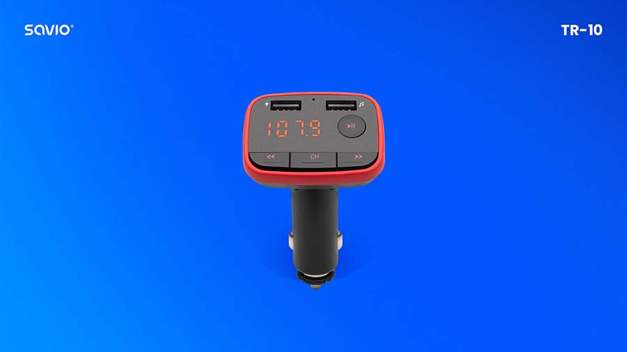 SAVIO TRANSMITER FM BLUETOOTH TR-10 - zdjęcie 1