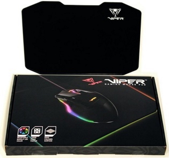 PATRIOT PODKŁADKA VIPER LED MOUSE PAD - zdjęcie 2