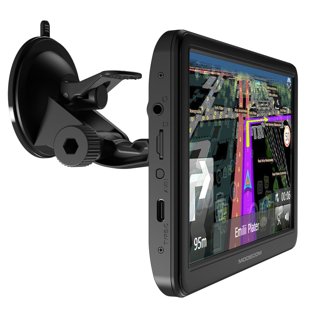 MODECOM NAWIGACJA SAMOCHODOWA FREEWAY CX 7 + MAPFA - zdjęcie 3