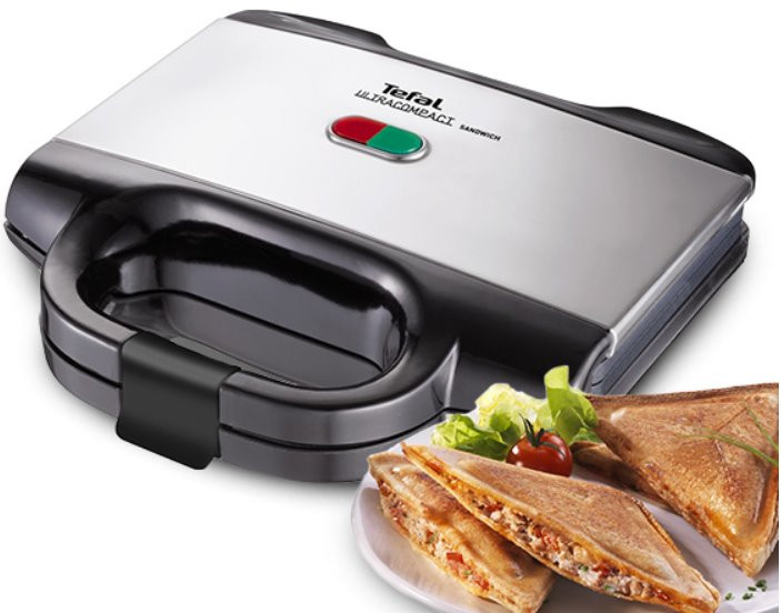 Opiekacz TEFAL SM 1552 Ultracompact stal - zdjęcie 1