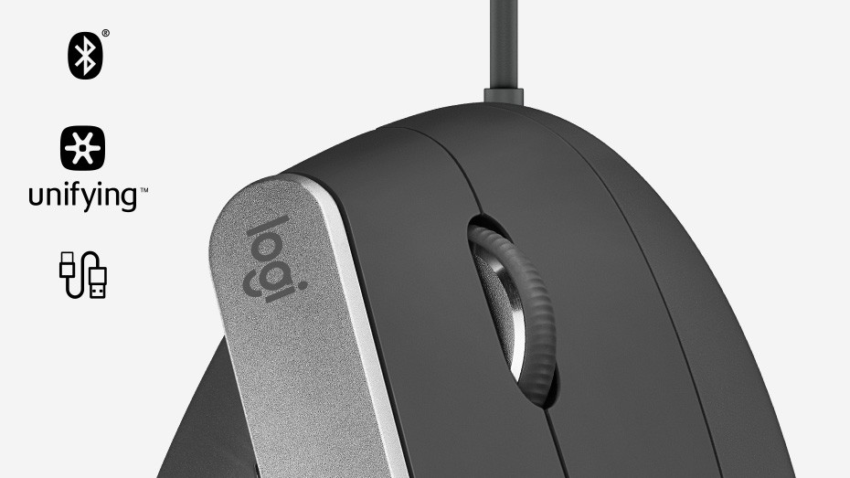 MYSZ LOGITECH MX Vertical Advanced Ergo Graphite - zdjęcie 8