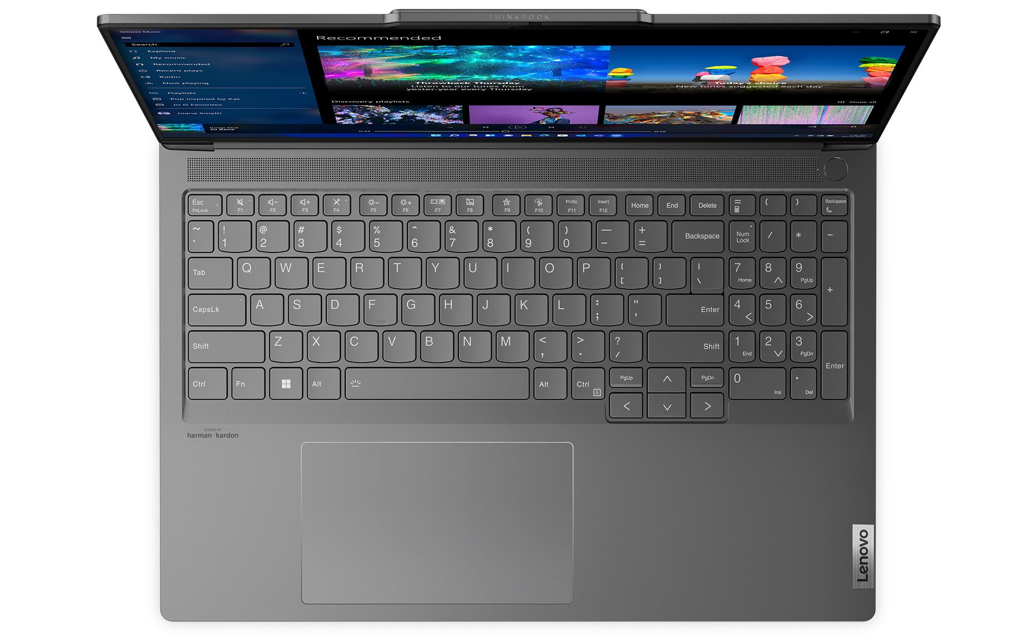 Lenovo ThinkBook 16p G4 i7-13700H 16" WQXGA IPS 400nits AG 16GB DDR5 SSD1TB RTX 4060_8 W11Pro Storm Grey 2Y - zdjęcie 2