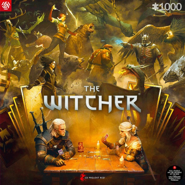 Puzzle Good Loot Gaming Puzzle: The Witcher (Wiedźmin) Playing Gwent 1000 elementów - zdjęcie 1