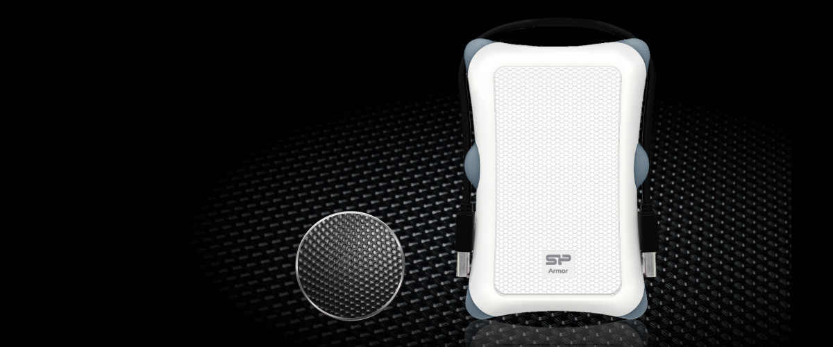 Obudowa HDD/SSD Silicon Power Armor A30 white - zdjęcie 1
