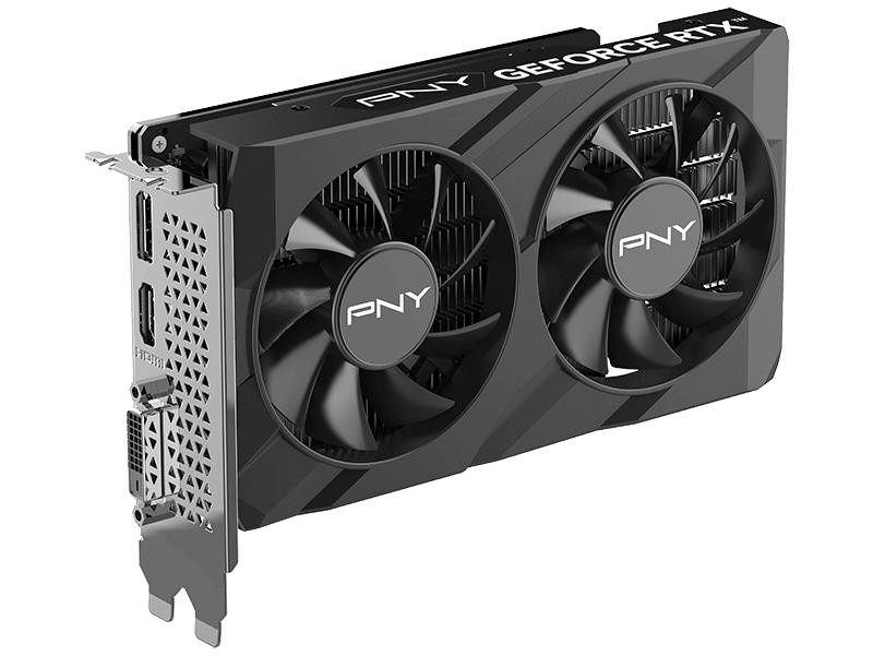 Karta graf. PNY GEFORCE RTX 3050 6GB VERTO Dual Fan - zdjęcie 3