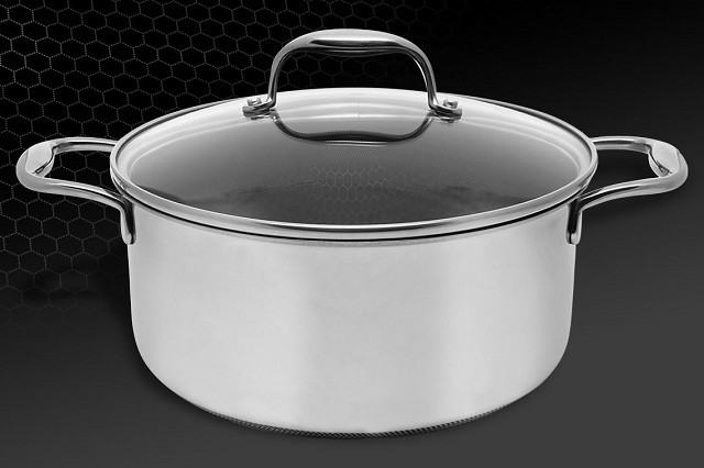 Garnek z pokrywką Kohersen Black Cube 24cm - zdjęcie 1