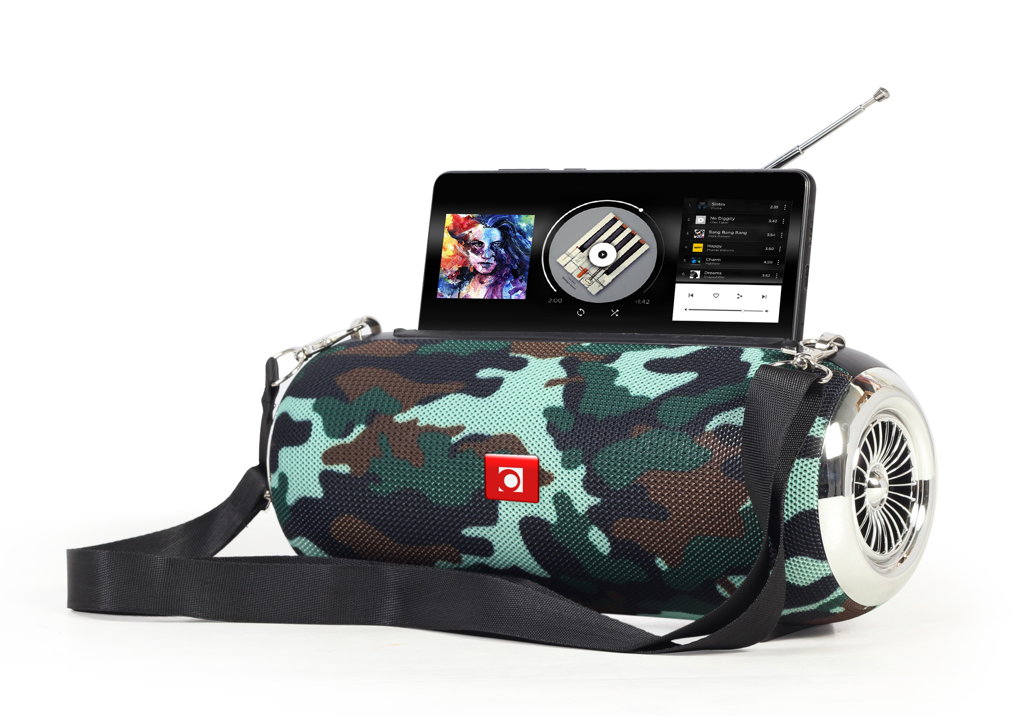 GEMBIRD PRZENOŚNY GŁOŚNIK BLUETOOTH Z RADIEM, MORO - zdjęcie 4