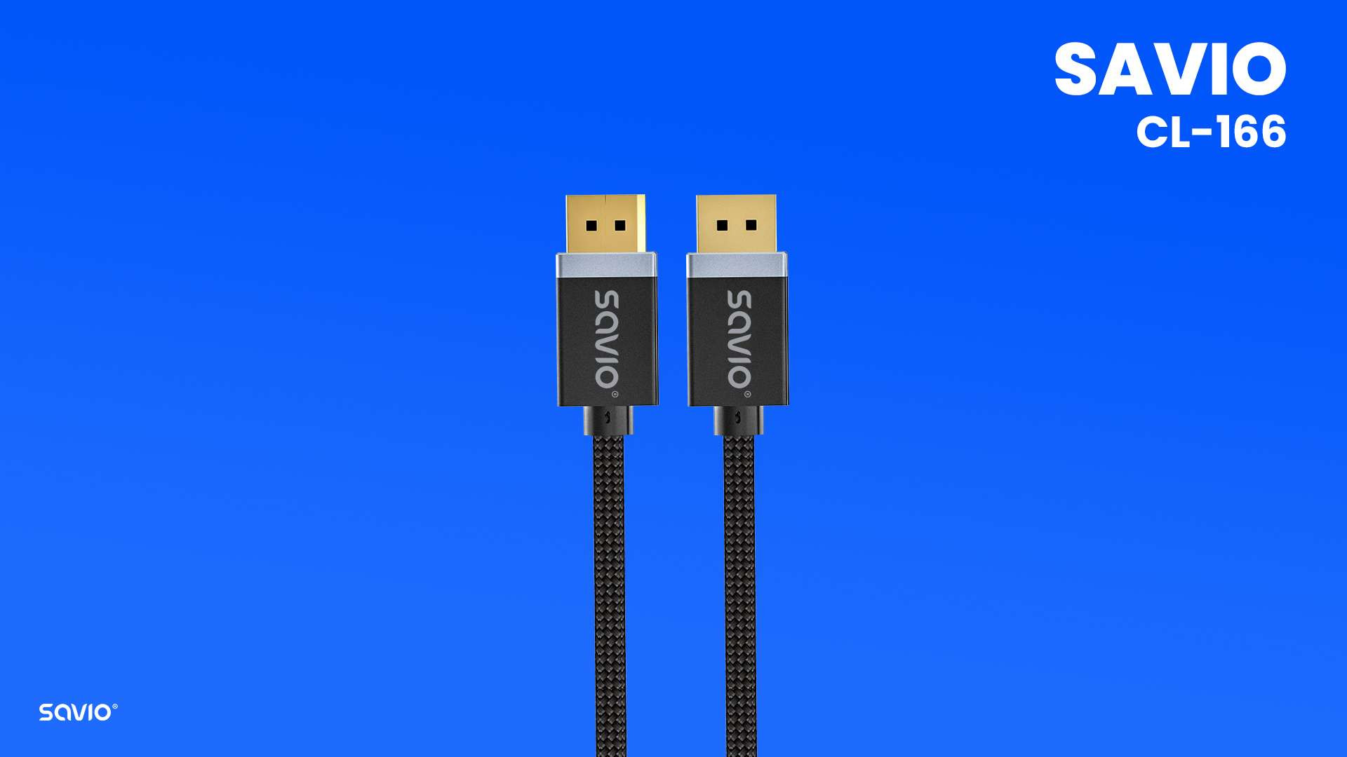 SAVIO KABEL DISPLAYPORT (M) – DISPLAYPORT (M) V1.4 - zdjęcie 1