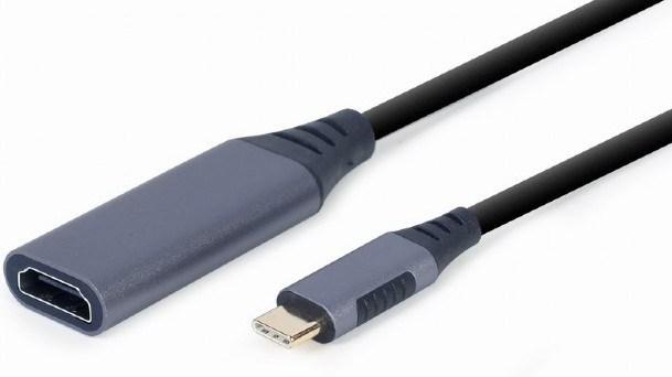 GEMBIRD ADAPTER USB TYP-C DO HDMI SZARY, 15CM - zdjęcie 1