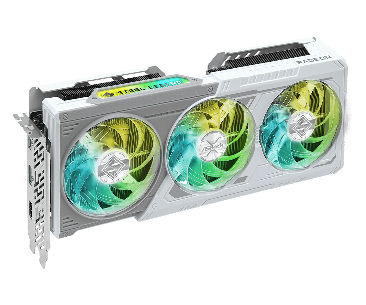 Karta graf. Asrock RX9060XT Steel Legend 16GB OC - zdjęcie 11