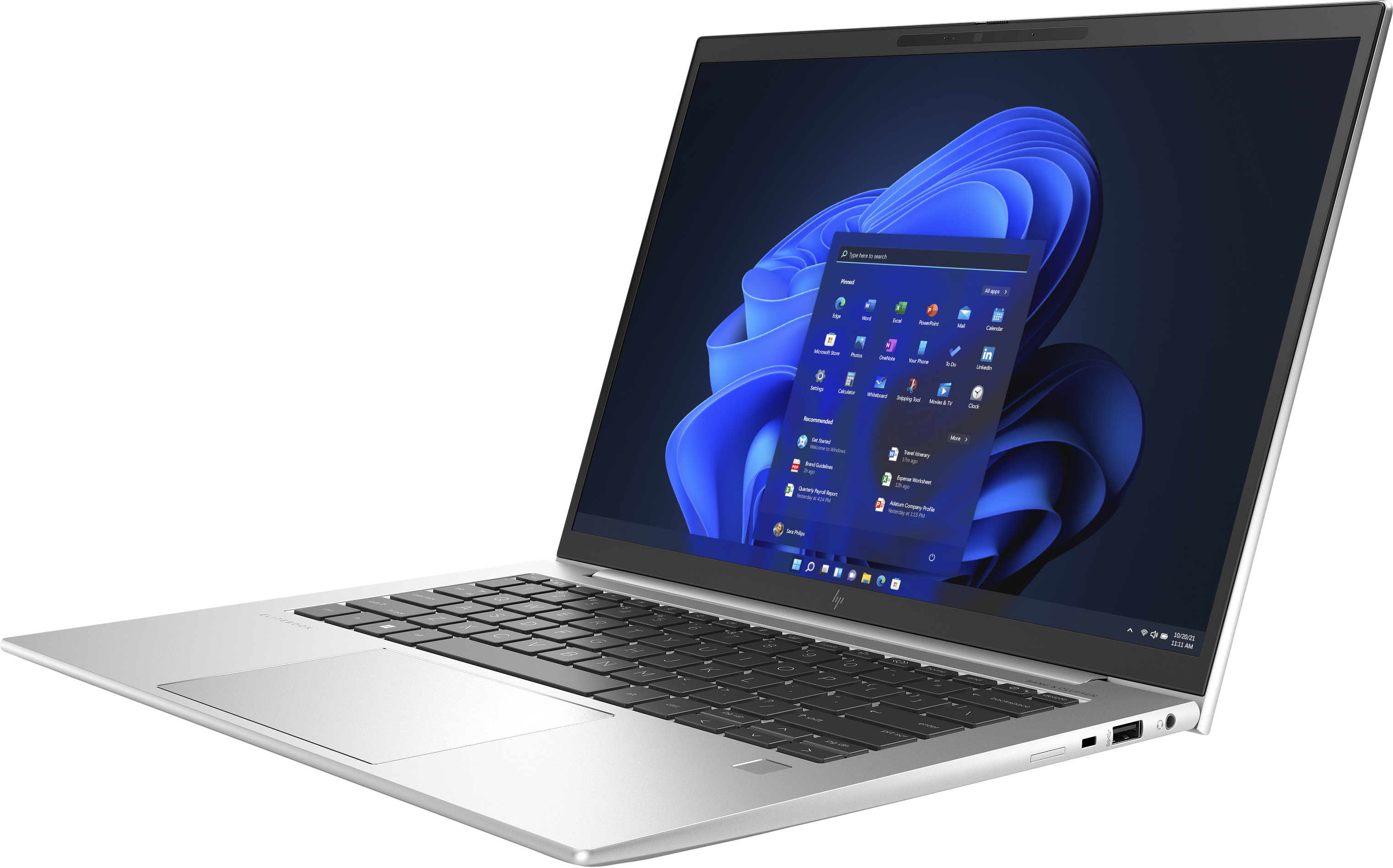 HP EliteBook 840 G9 i7-1265U 14" WUXGA 32GB SSD256 BT BLKB W11Pro Natural Silver (REPACK) 2Y - zdjęcie 3