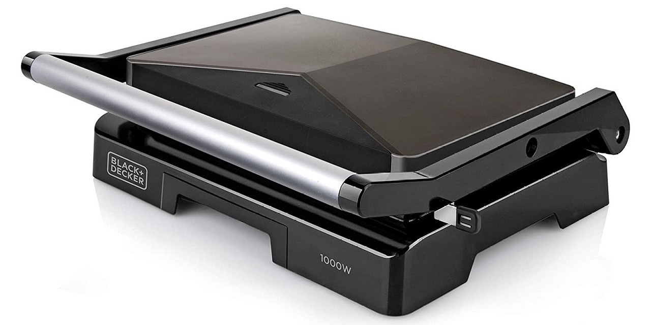 Grill elektryczny Black+Decker BXGR1000E (1000W) - zdjęcie 1