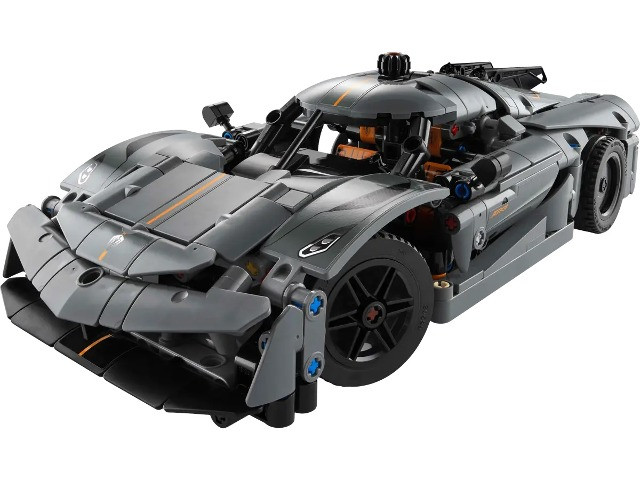 LEGO Technic 42173 Szary hipersamochód Koenigsegg Jesko Absolut - zdjęcie 2