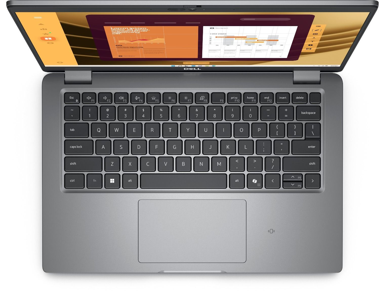 Dell Latitude 5450 i7-1355U 14.0" FHD 60Hz 250nits 16GB DDR5 5200 SSD512 Intel Iris Xe FgrPr & SmtCd FHD IR Cam Mic WLAN + BT Backlit Kb 3 Cell W11Pro 3Y Pro Support - zdjęcie 2